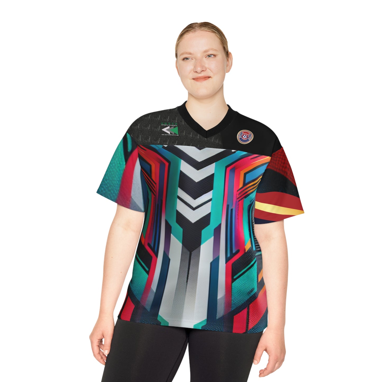 Unisex Football Jersey (AOP)_ Series UWD 060_ LImited Edition Soccer Jersey by WesternWaves: