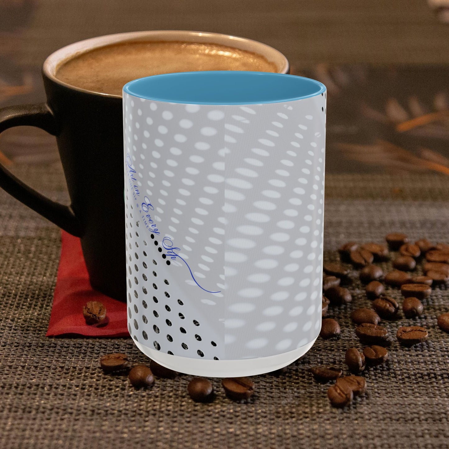 Accent Coffee Mug 11, 15oz_ N3+ Series ACM11OZ PT2WW020_ Limited Edition Perfect Blend of Style by WesternWaves: