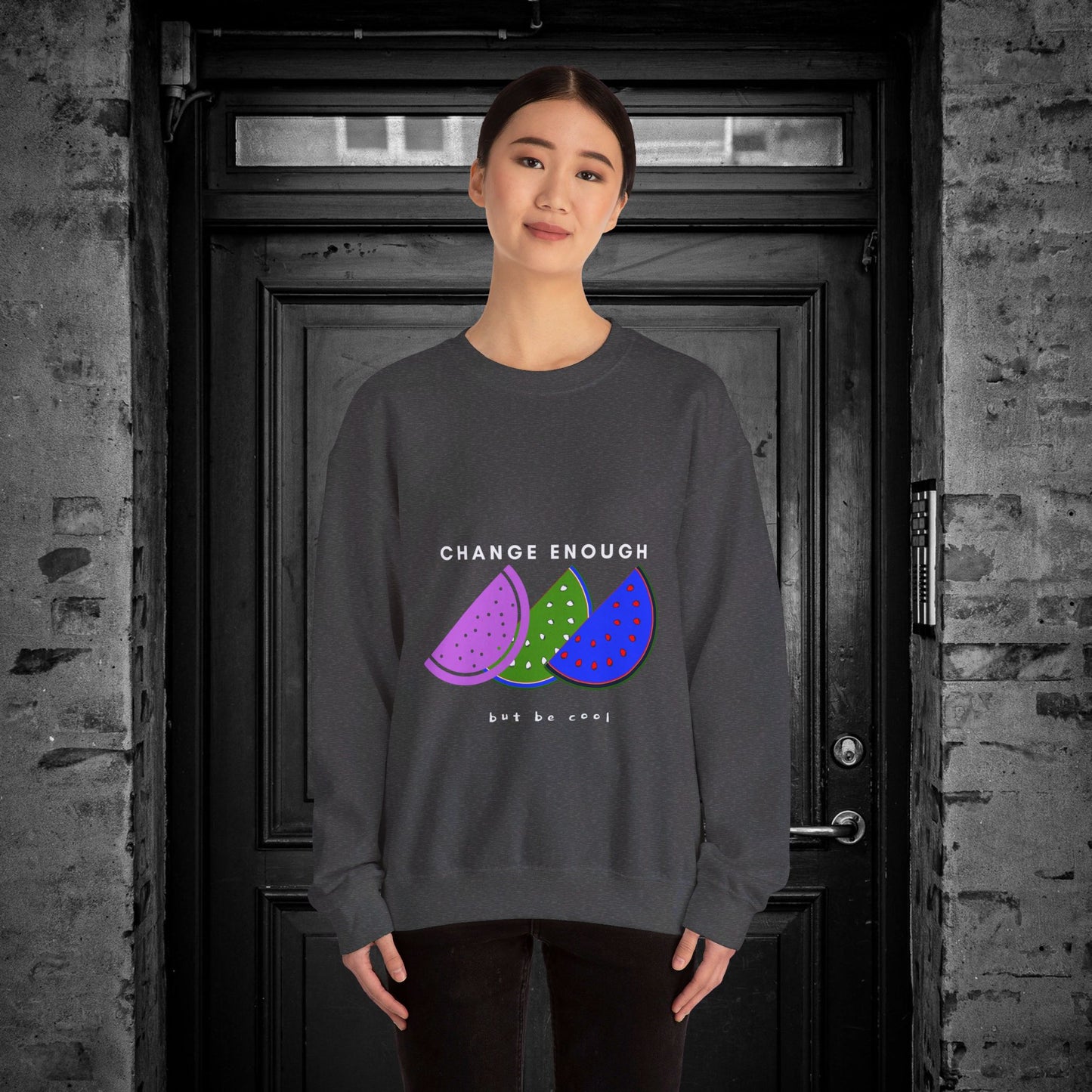 Unisex Heavy Blend™ Crewneck Sweatshirt_ N2+ Series UHBCSS PT2WW003_L imited Edition Pure Luxury for Every Occasion by WesternWaves: