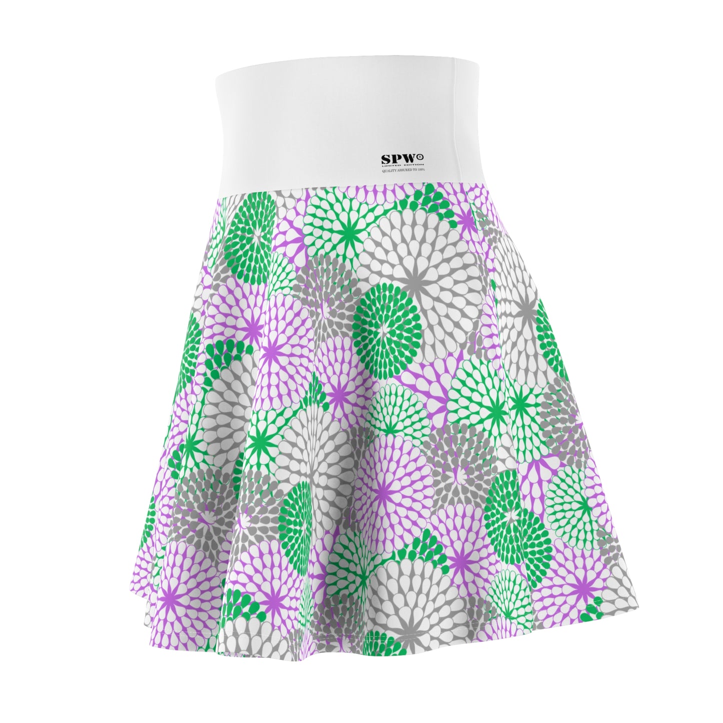 Women's Skater Skirt (AOP)_ N3+ Series WSSAOP PT2WW004_ Freedom Flare Limited Edition by WesternWaves