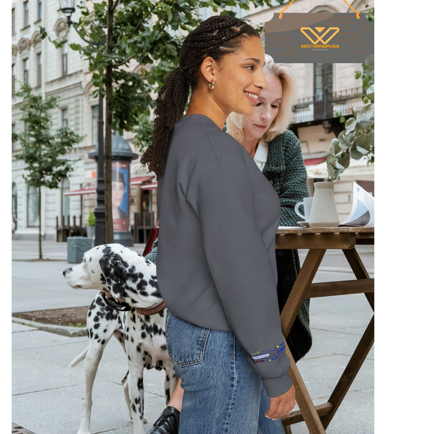 Unisex Heavy Blend™ Crewneck Sweatshirt_ N3+ Series UHBCSS PT2WW035_ Limited Edition Pure Luxury By WesternWaves: