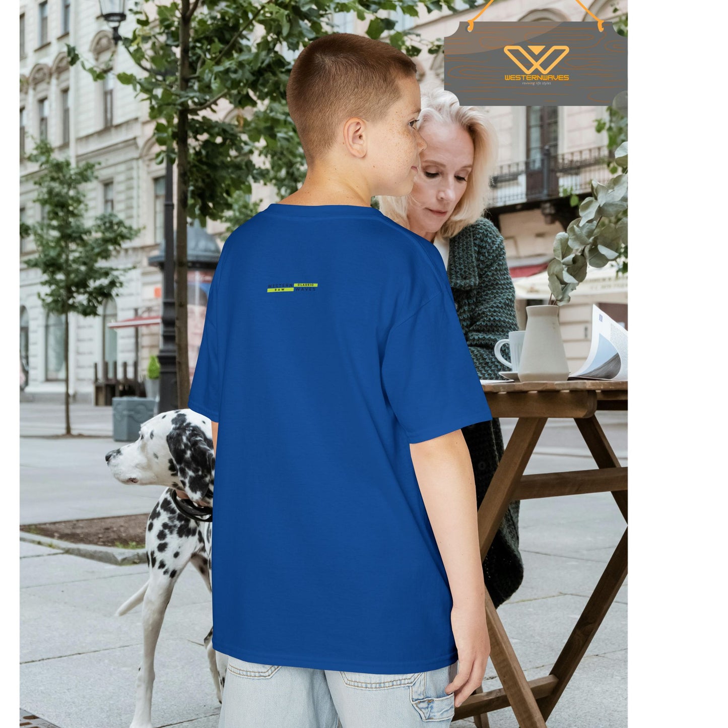 Kids Heavy Cotton™ Tee_ N3+ Series KHCT PT2WW004_ Limited Edition Durable Comfort for Every Adventure by WesternWaves: