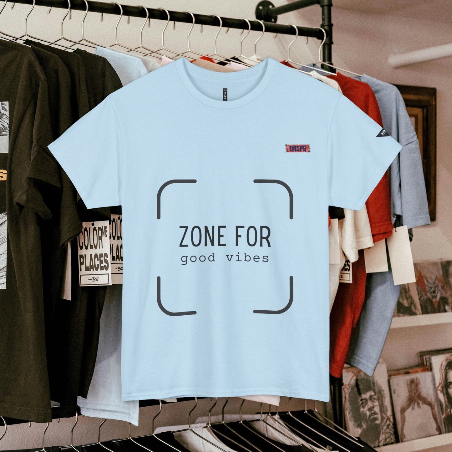 Unisex Heavy Cotton Tee_ 20 July 2025_ Limited Edition Unique Summer Wear_ by WesternWaves: