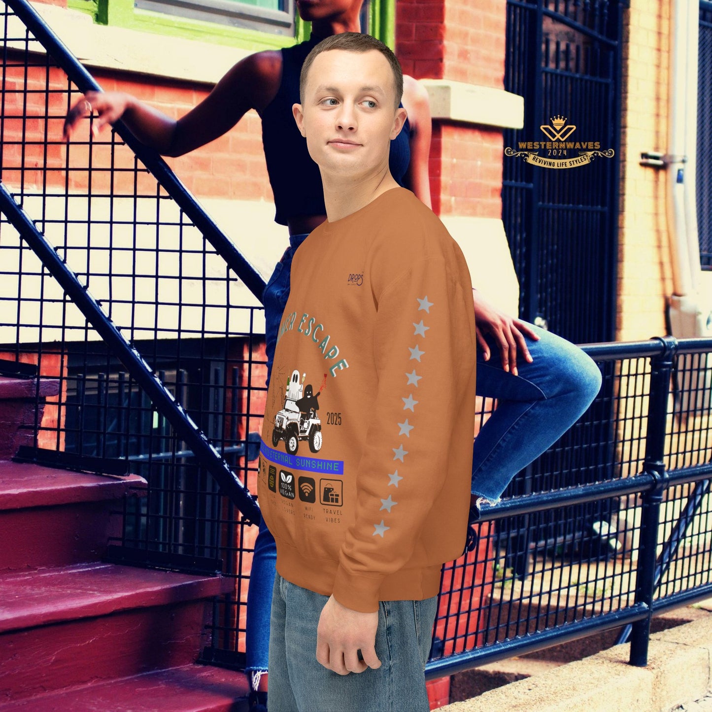 Unisex Summer Escape Crewneck Sweatshirt - Cruise into Eternal Sunshine_ 10 May 2025_ 001