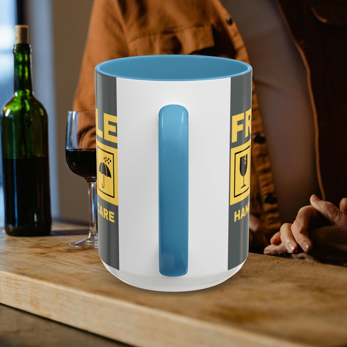 Accent Coffee Mug 11, 15oz_ N3+ Series ACM11OZ PT2WW017_ Limited Edition Perfect Blend of Style by WesternWaves: