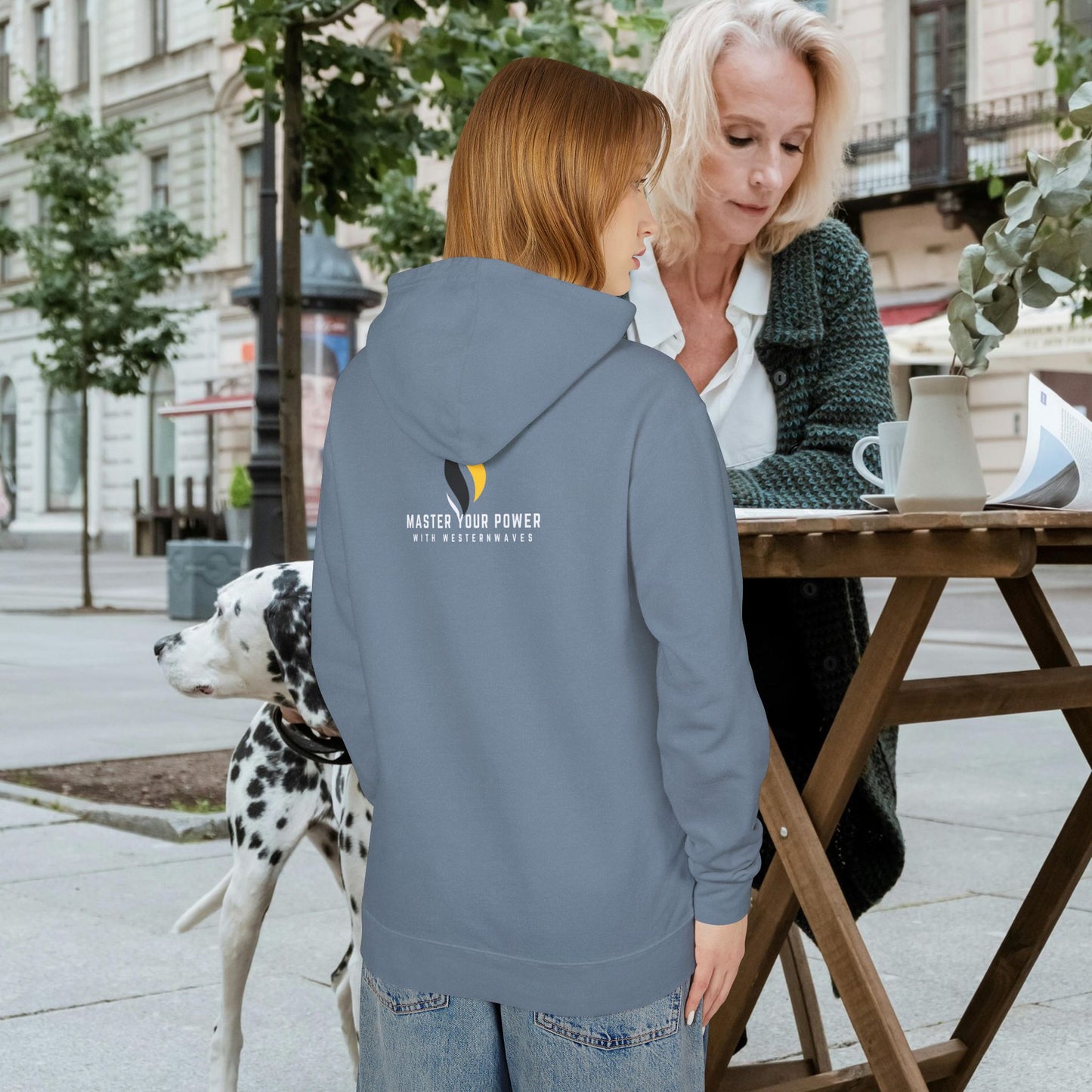Unisex Lightweight Hooded Sweatshirt – N2+ Series USLWHSS PT2WW008_ Limited Edition Crafted Comfort by WesternWaves: