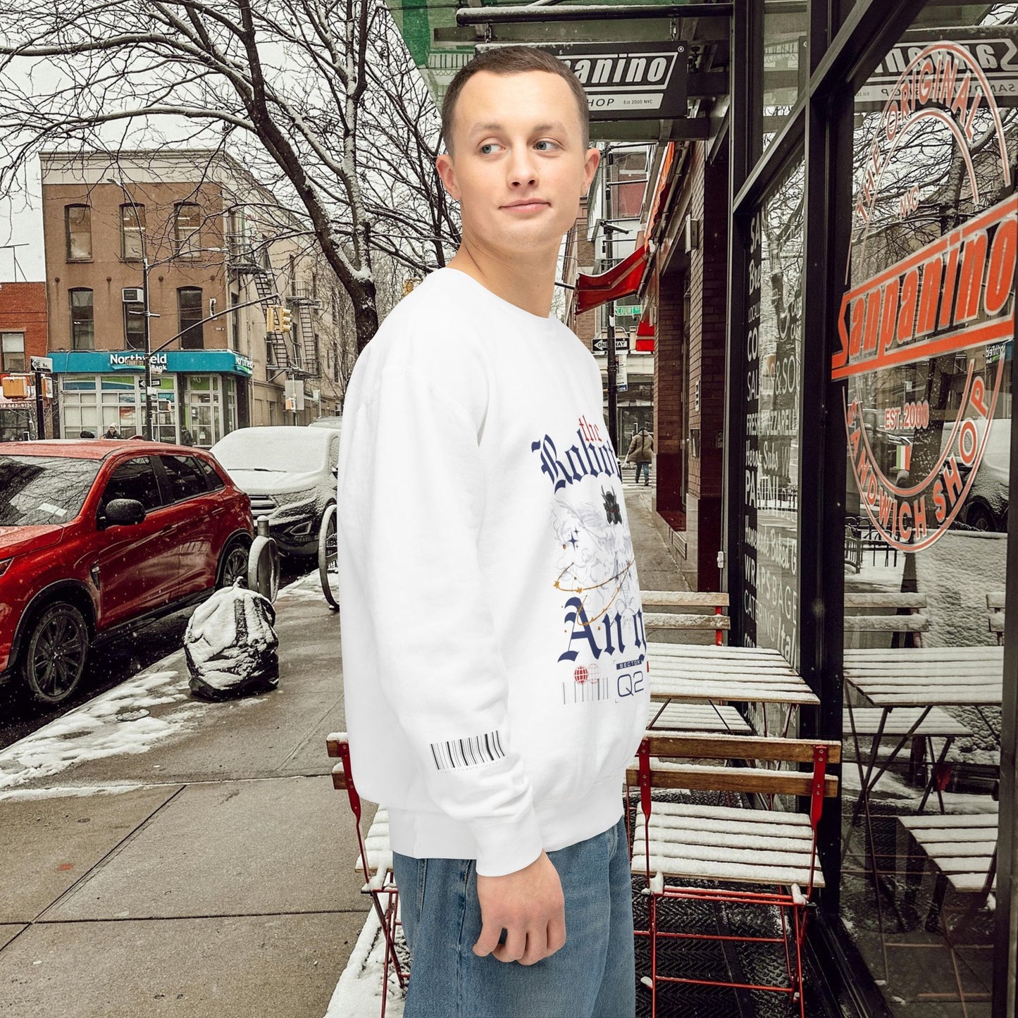 Unisex Lightweight Crewneck Sweatshirt_ N3+ Series ULWCSS PT2WW012_ Limited Edition Unparalleled Quality by WesternWaves: