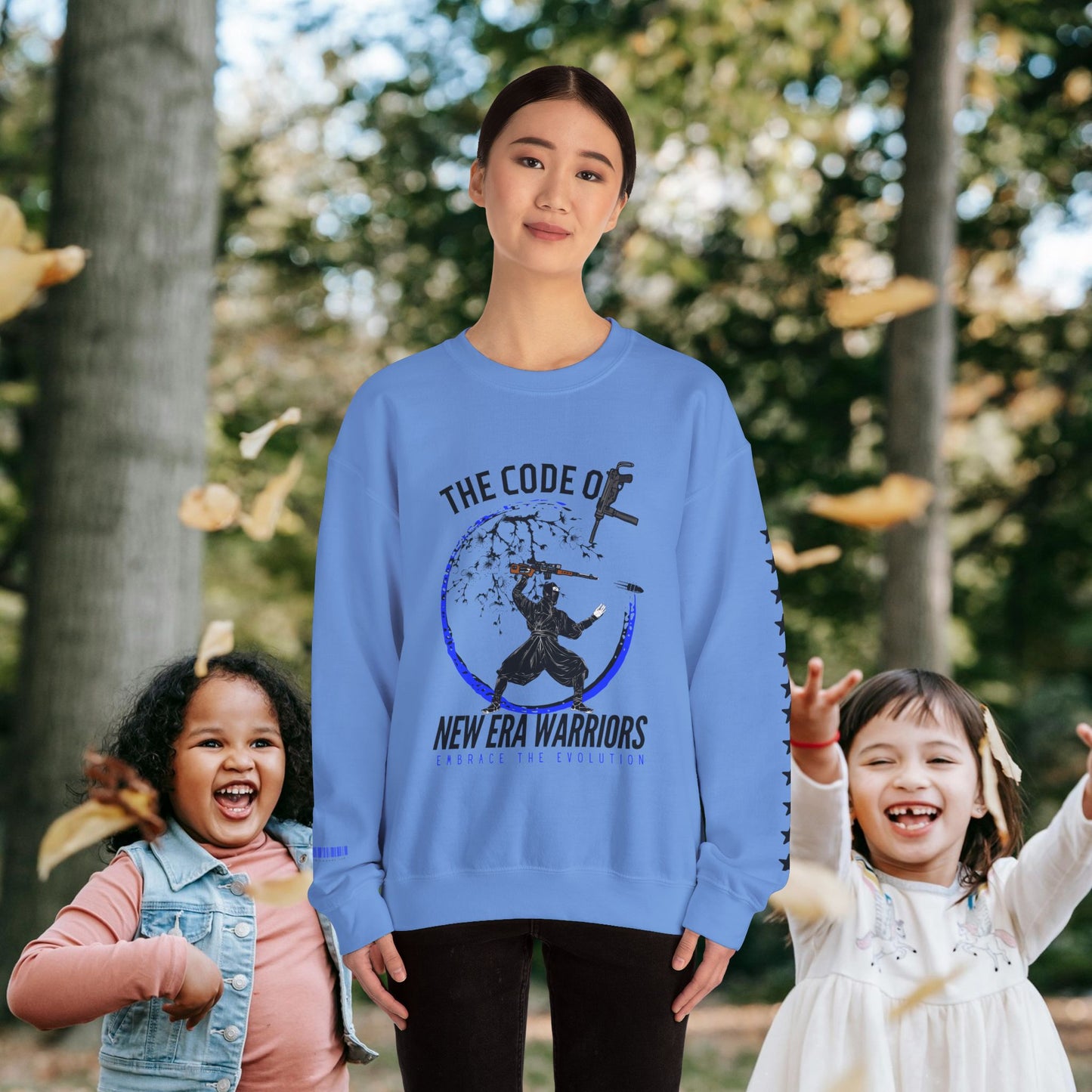 Unisex Heavy Blend™ Crewneck Sweatshirt_ N3+ Series UHBCSS PT2WV010_ Limited Edition Timeless Style by WesternWaves: