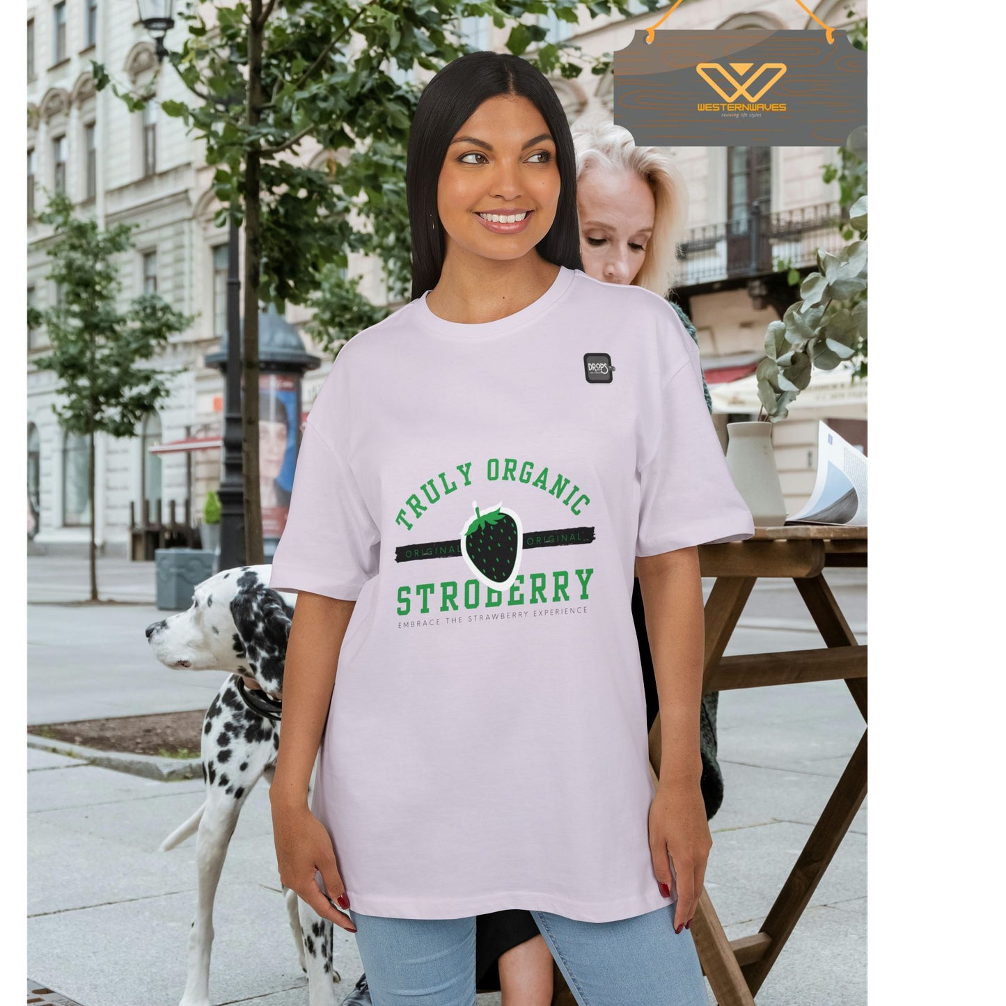 Unisex Oversized Tee_ N6+ Series USOSTEE PT2WW002_ Limited Edition by WesternWaves: