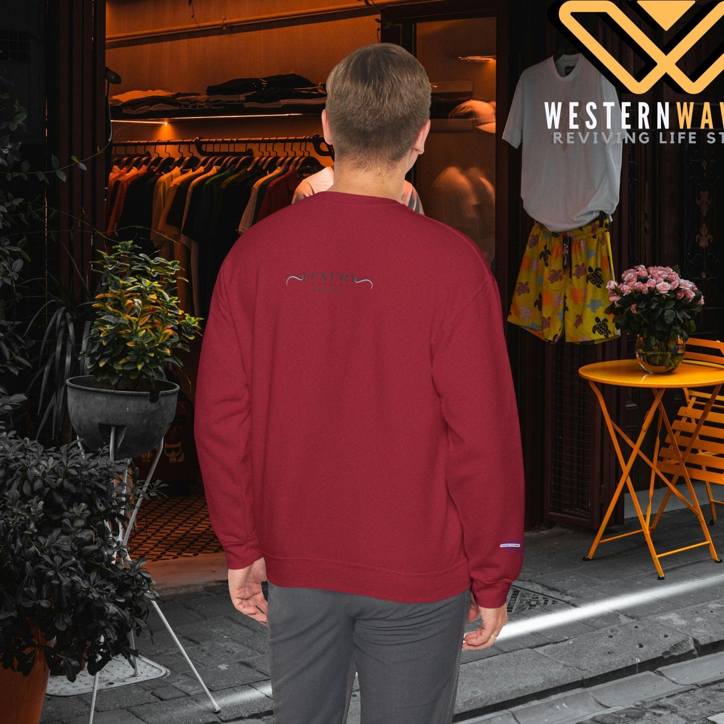 Unisex Heavy Blend™ Crewneck Sweatshirt_ N+ Series UHBCSS PT2WW028_ Limited Edition by WesternWaves: