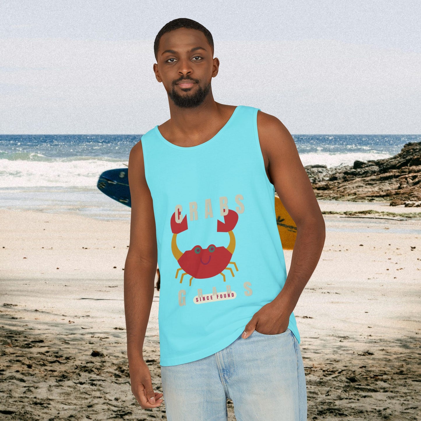 Unisex Garment-Dyed Tank Top_ N2+ Series USGDTT PT2WW012_ Limited Edition Comfort & Style by WesternWaves: