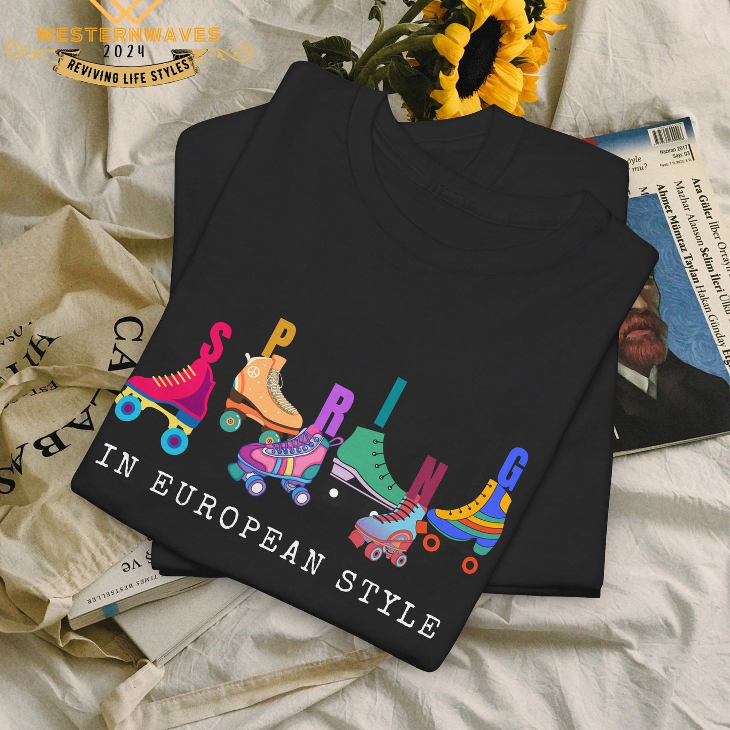 Unisex Heavy Cotton Tee_ Crafted from premium 100% cotton_ N+ Series UHCT PT2WW005_ Limited Edition by WesternWaves: