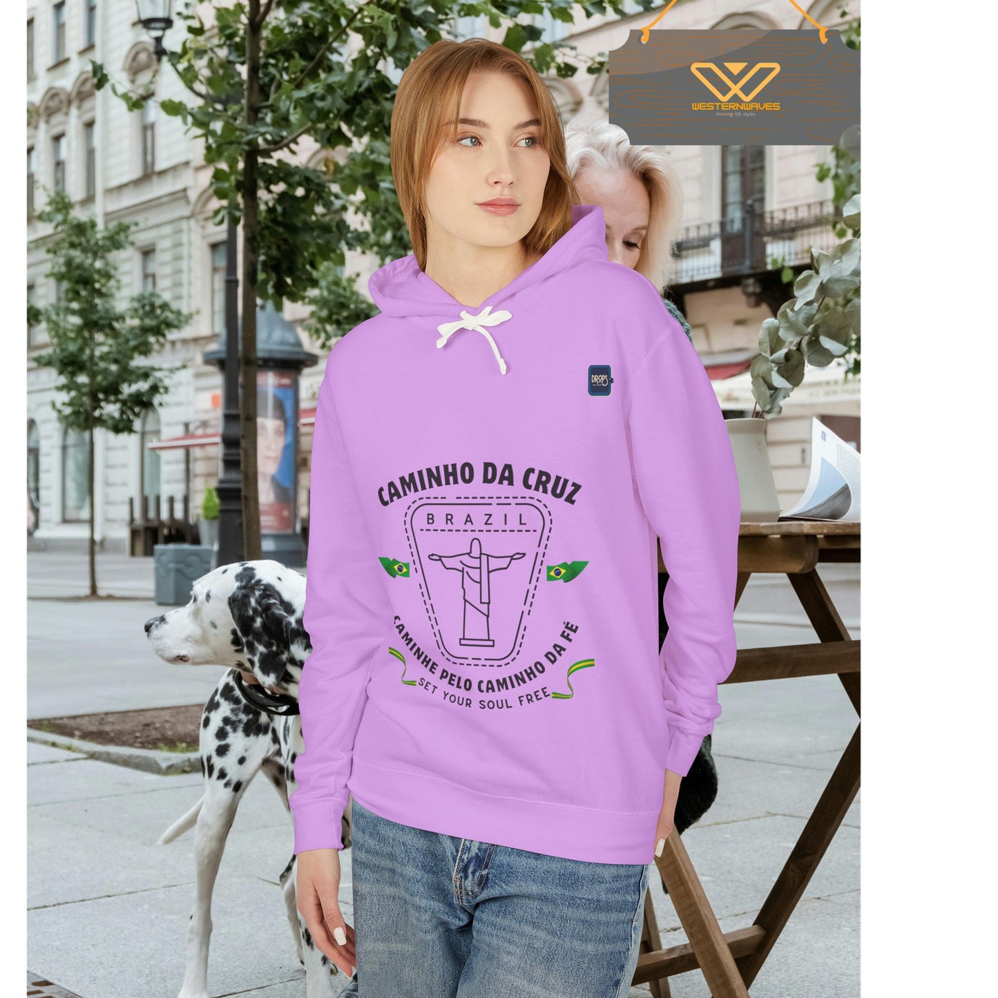 Unisex Lightweight Hooded Sweatshirt – N2+ Series USLWHSS PT2WW024_ Limited Edition Crafted Comfort by WesternWaves: