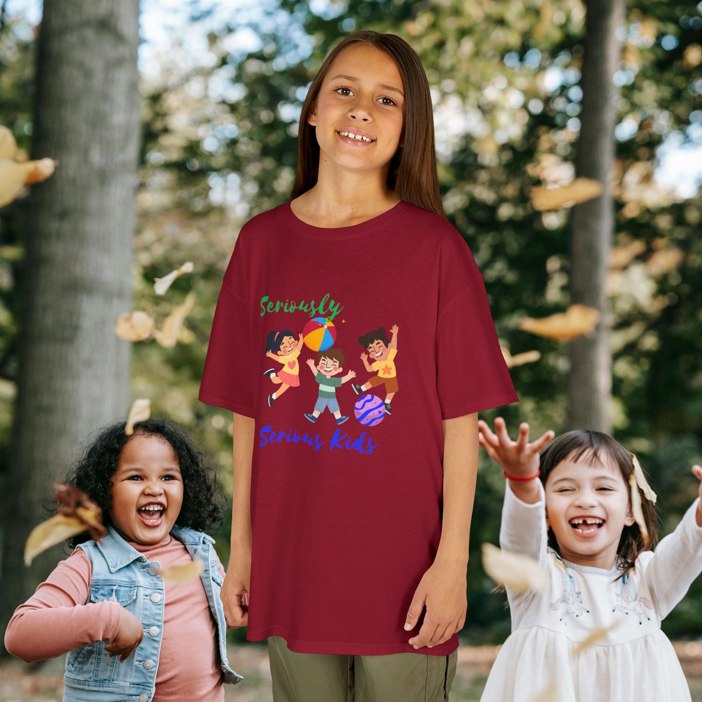 Kids Heavy Cotton™ Tee_ N3+ Series KHCT PT2WW001_ Limited Edition Durable Comfort for Every Adventure by WesternWaves: