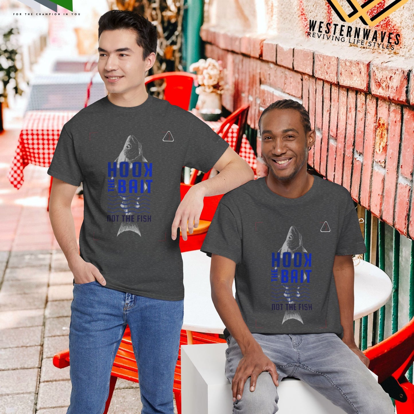 Unisex Heavy Cotton Tee_ Crafted from premium 100% cotton_ N2 Series UHCT PT2WW001_ Limited Edition Comfort & Durability by WesternWaves: