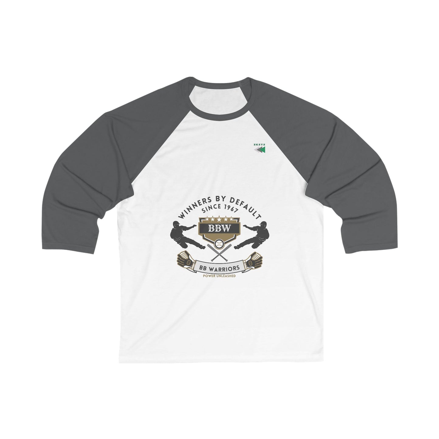 Unisex 3/4 Sleeve Baseball Tee_ N7* Series US3/4SBBTEE PT2WW001_ Limited Edition Baseball Tee by WesternWaves: