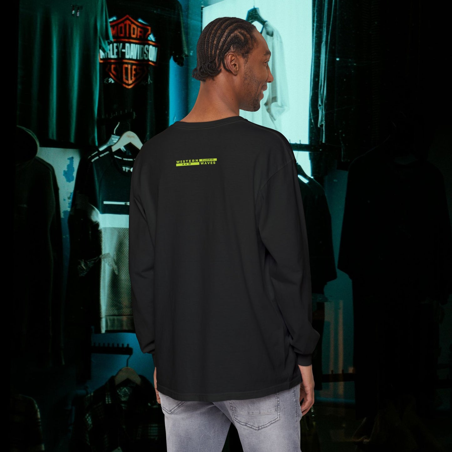 Unisex Long Sleeve T-Shirt_ N7 Series USLSTSHIRT PT2WW002_ Limited Edition Trendy Vibes by WesternWaves: