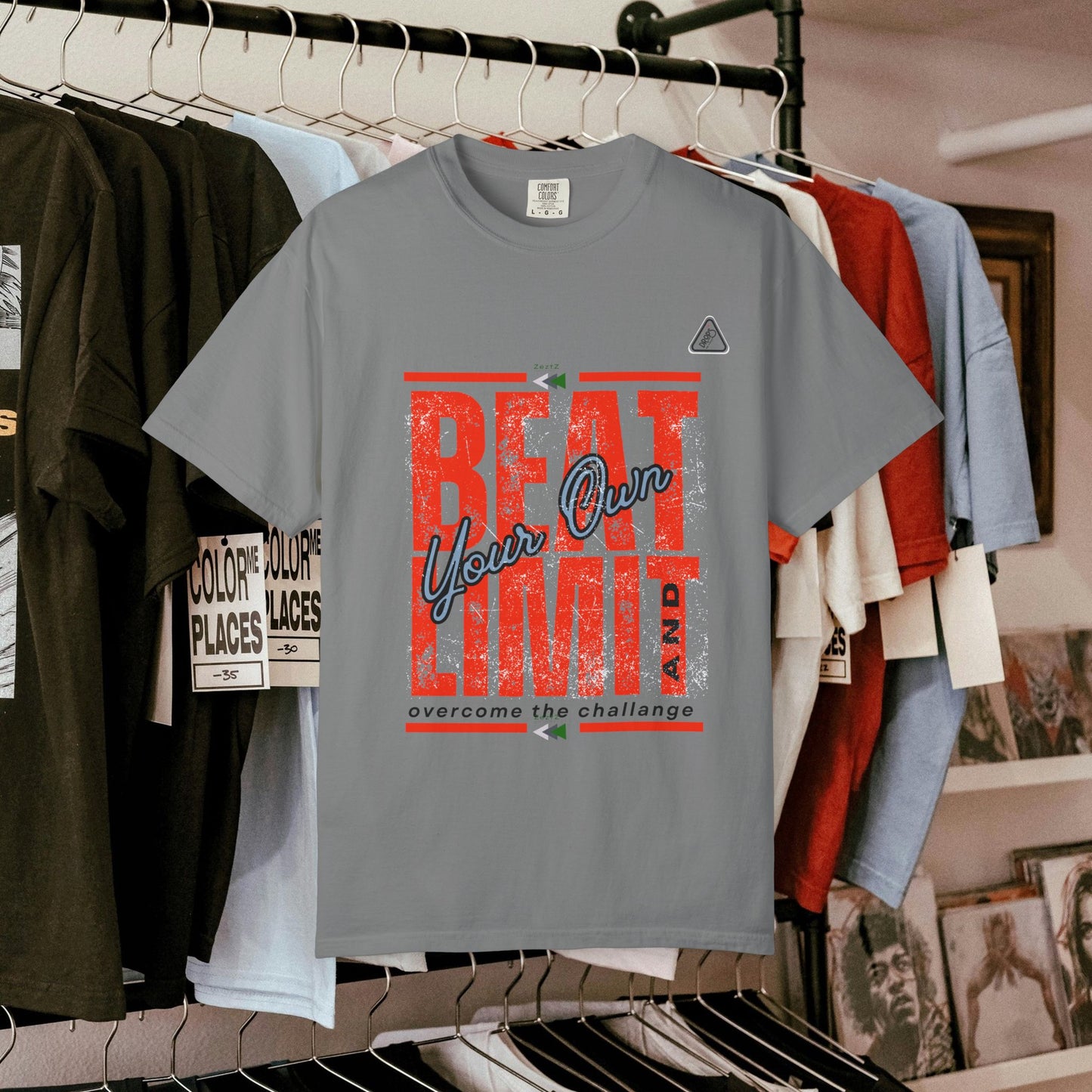 Unisex Garment-Dyed T-shirt_ N2 Series USGDTS PT2WW002_ Comfort Colors 1717_ WesternWaves Limited Edition: