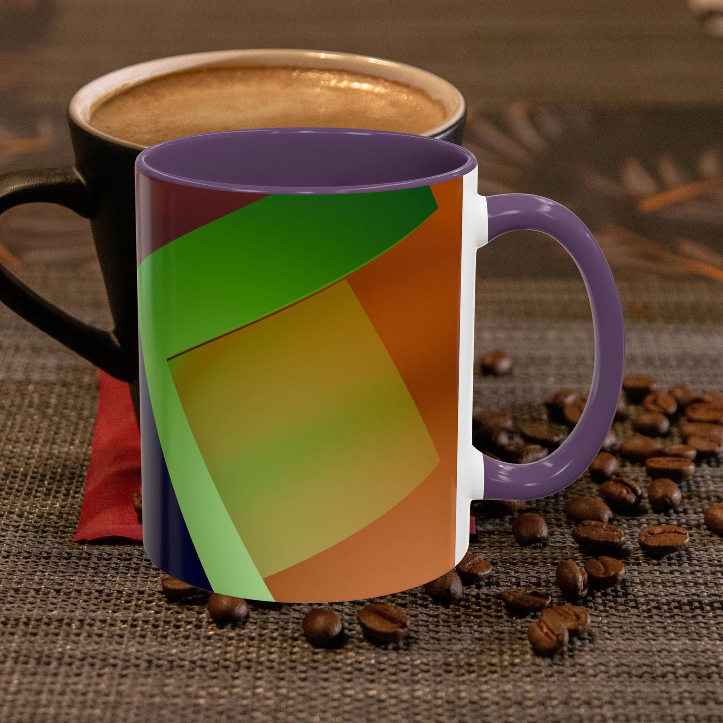 Accent Coffee Mug 11, 15oz_ N3+ Series ACM11OZ PT2WW018_ Limited Edition Perfect Blend of Style by WesternWaves: