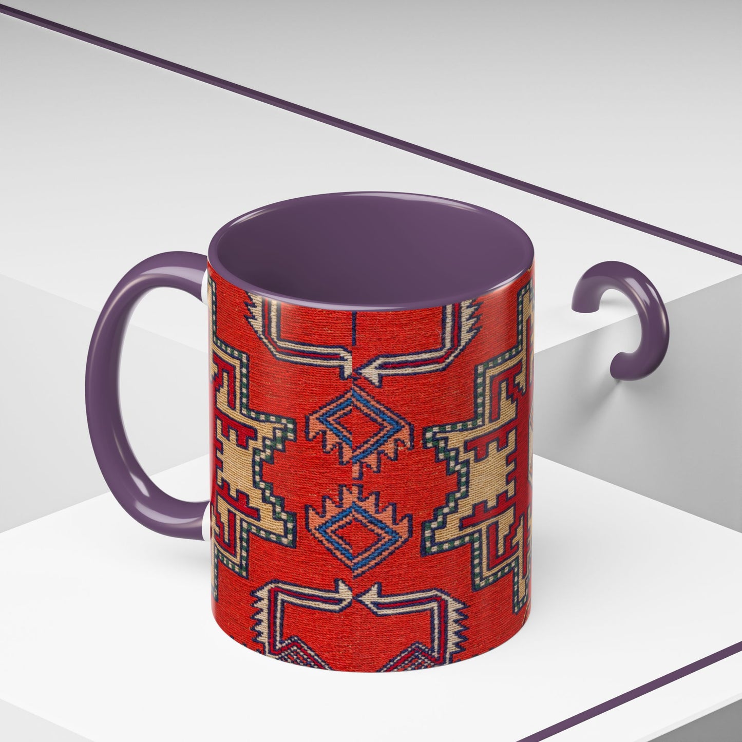 Accent Coffee Mug 11, 15oz_ N3+ Series ACM11OZ PT2WW019_ Limited Edition Perfect Blend of Style by WesternWaves: