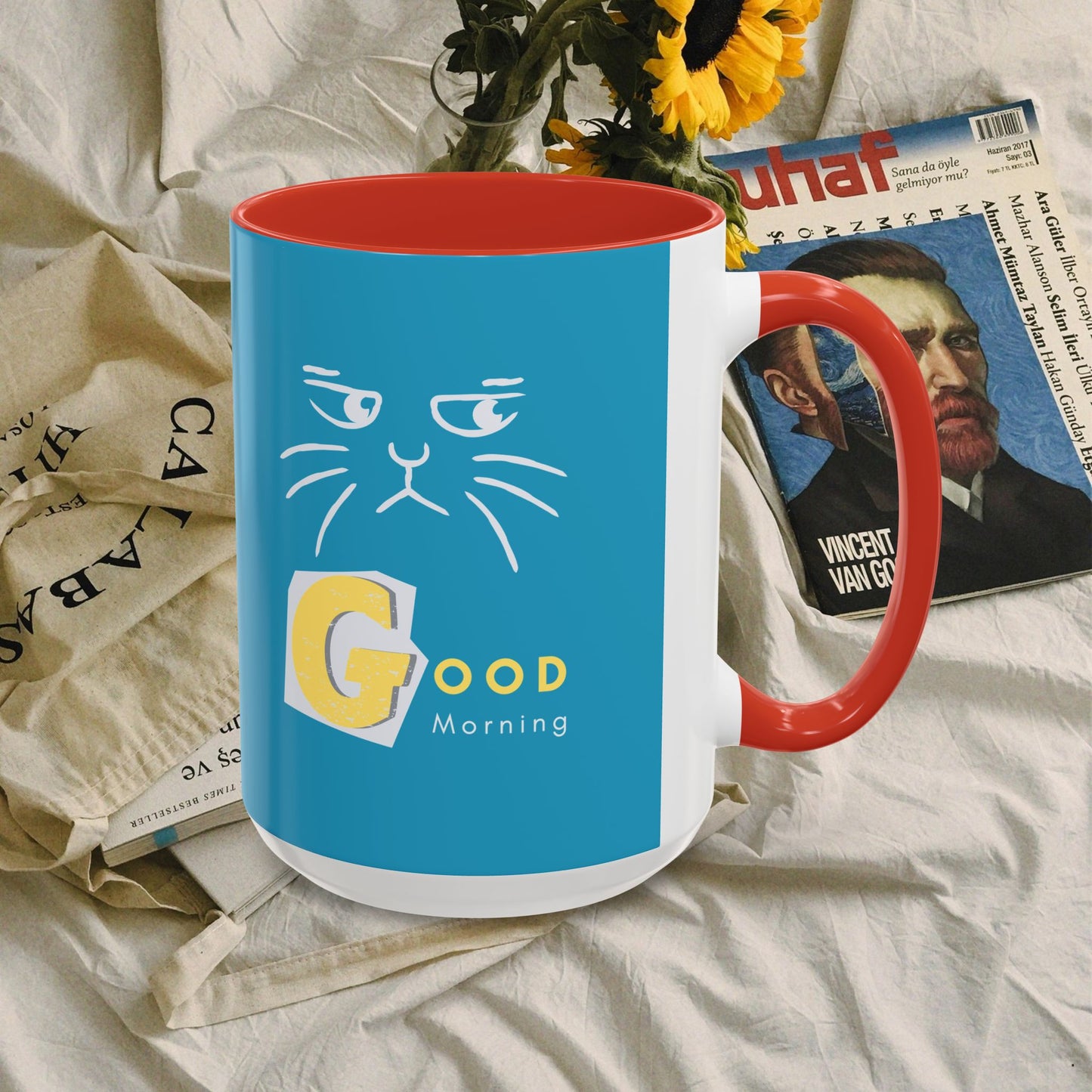 Accent Coffee Mug (11, 15oz)_ N+ Series ACMUG PT2WW006_ Limited Edition Mug by WesternWaves