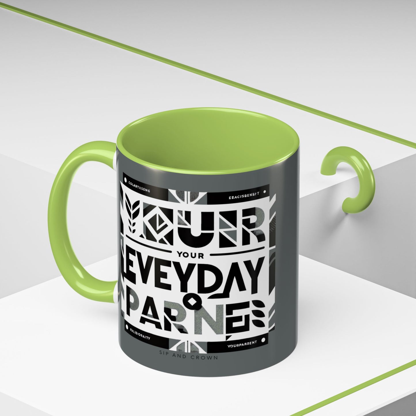 Accent Coffee Mug 11oz _ N3* Series ACM11OZ PT2WW021_ Limited Edition Perfect Blend of Style by WesternWaves: