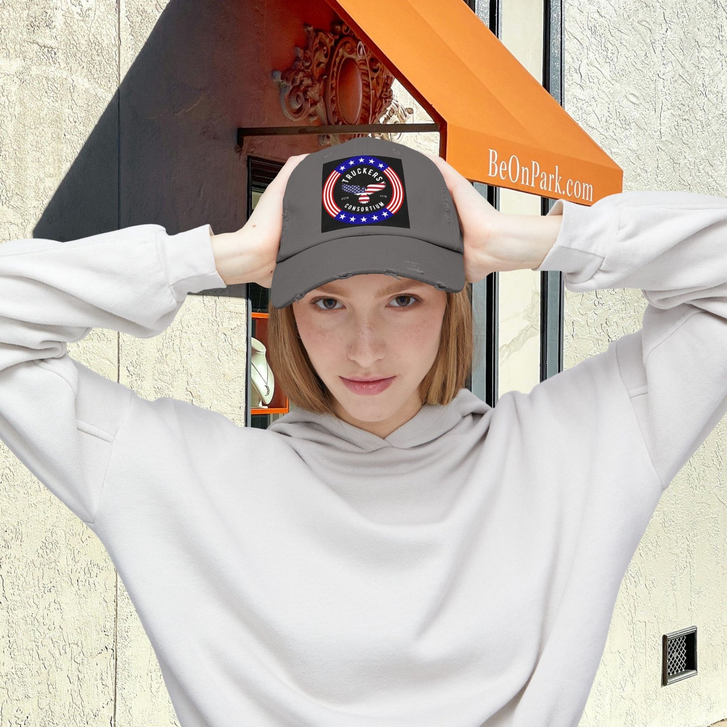 Unisex Distressed Cap_ N2 Series USDCAP PT2WW003_ Limited Edition Style & Comfort by WesternWaves:
