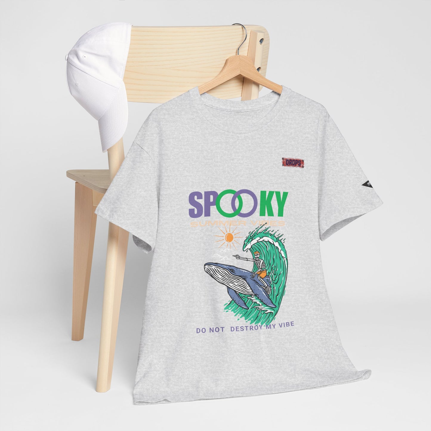 Unisex Heavy Cotton Tee_ Crafted from premium 100% cotton_ N2* Series UHCT PT2WV008_ Limited Edition Epitome of Comfort & Durability by WesternWaves: