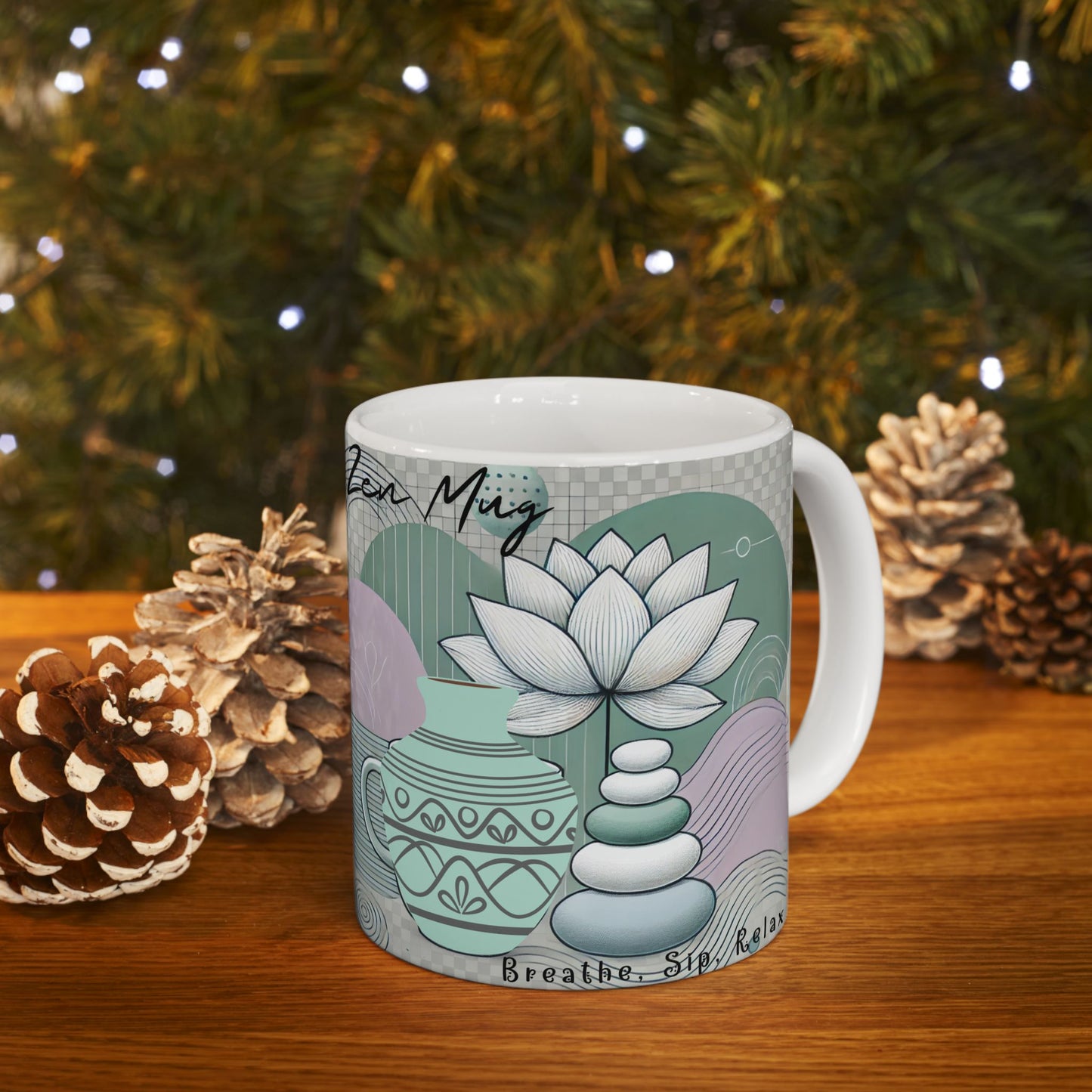 Ceramic Mug, (11oz, 15oz)_ N3+ Series CM10OZ&15OZ PT2WW002_ Limited Edition by WesternWaves: