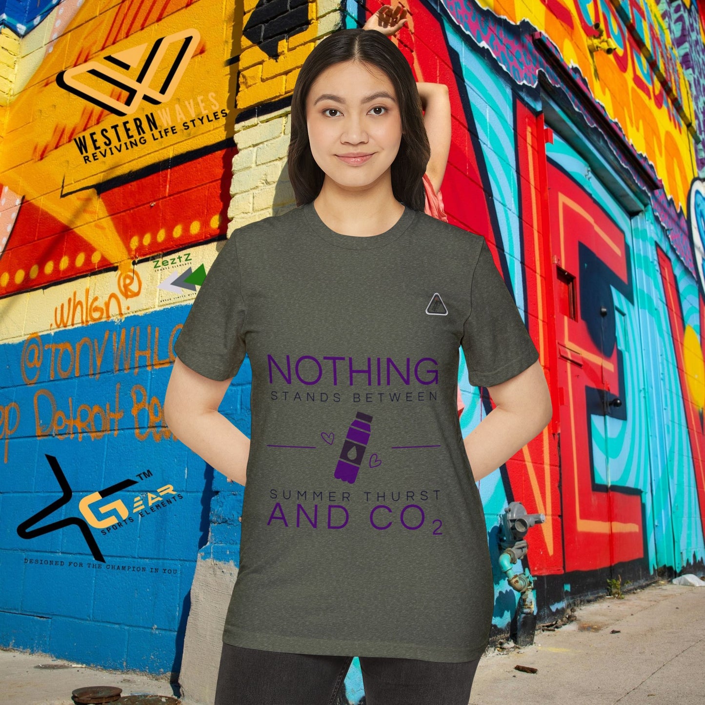 Eco-Friendly Unisex T-Shirt_ N7* Series ECOFUSTS PT2WW001_ Limited Edition Eco-Friendly T-Shirt by WesternWaves: