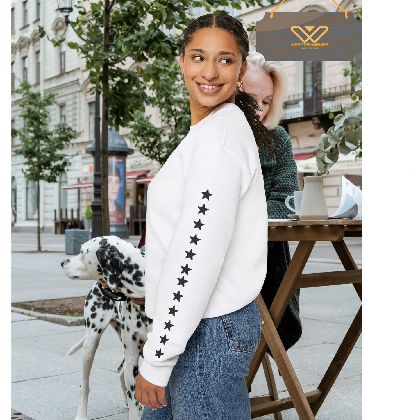 Unisex Heavy Blend™ Crewneck Sweatshirt_ N3+ Series UHBCSS PT2WV010_ Limited Edition Timeless Style by WesternWaves: