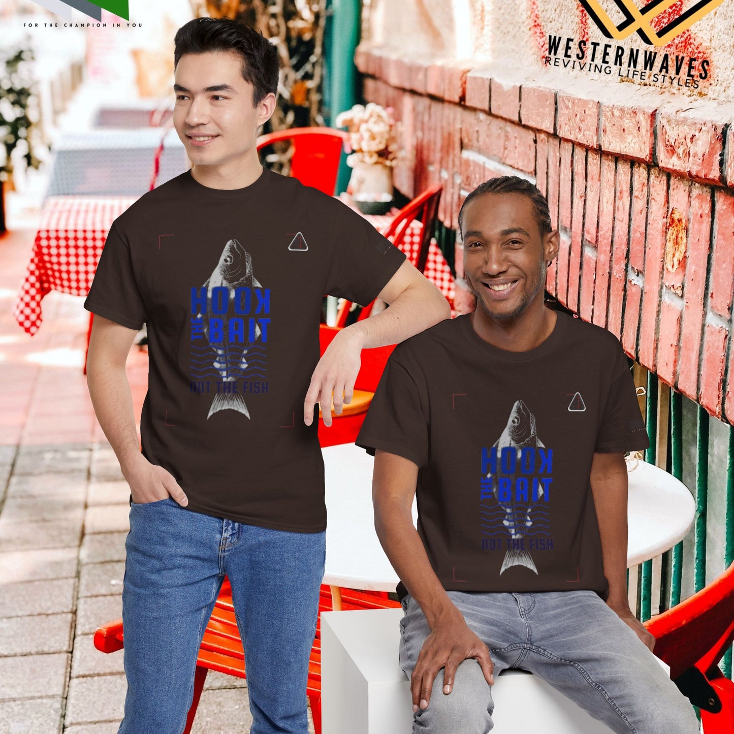 Unisex Heavy Cotton Tee_ Crafted from premium 100% cotton_ N2 Series UHCT PT2WW001_ Limited Edition Comfort & Durability by WesternWaves: