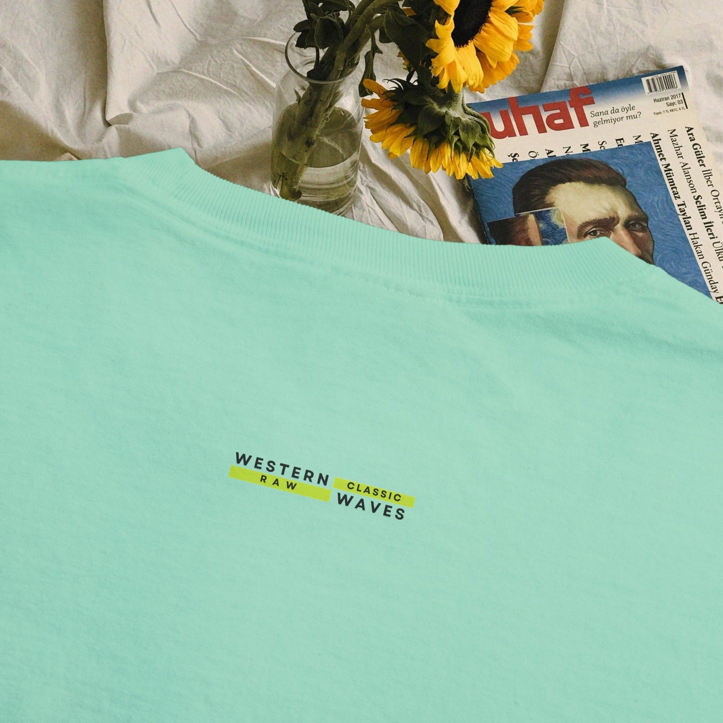 Unisex Garment-Dyed Pocket T-Shirt_ N3+ Series USGDPTS PT2WW001_ Limited Edition Raw Classic by WesternWaves: