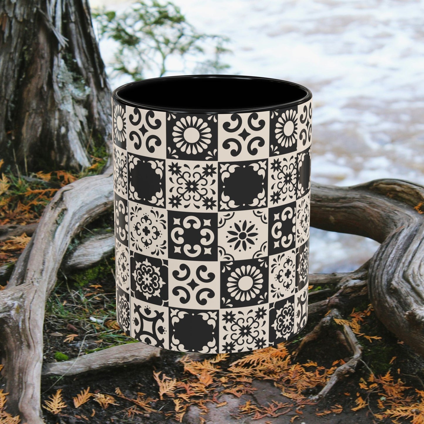 Accent Coffee Mug (11, 15oz)_ N+ Series ACMUG PT2WW004_ Limited Edition Mug by WesternWaves