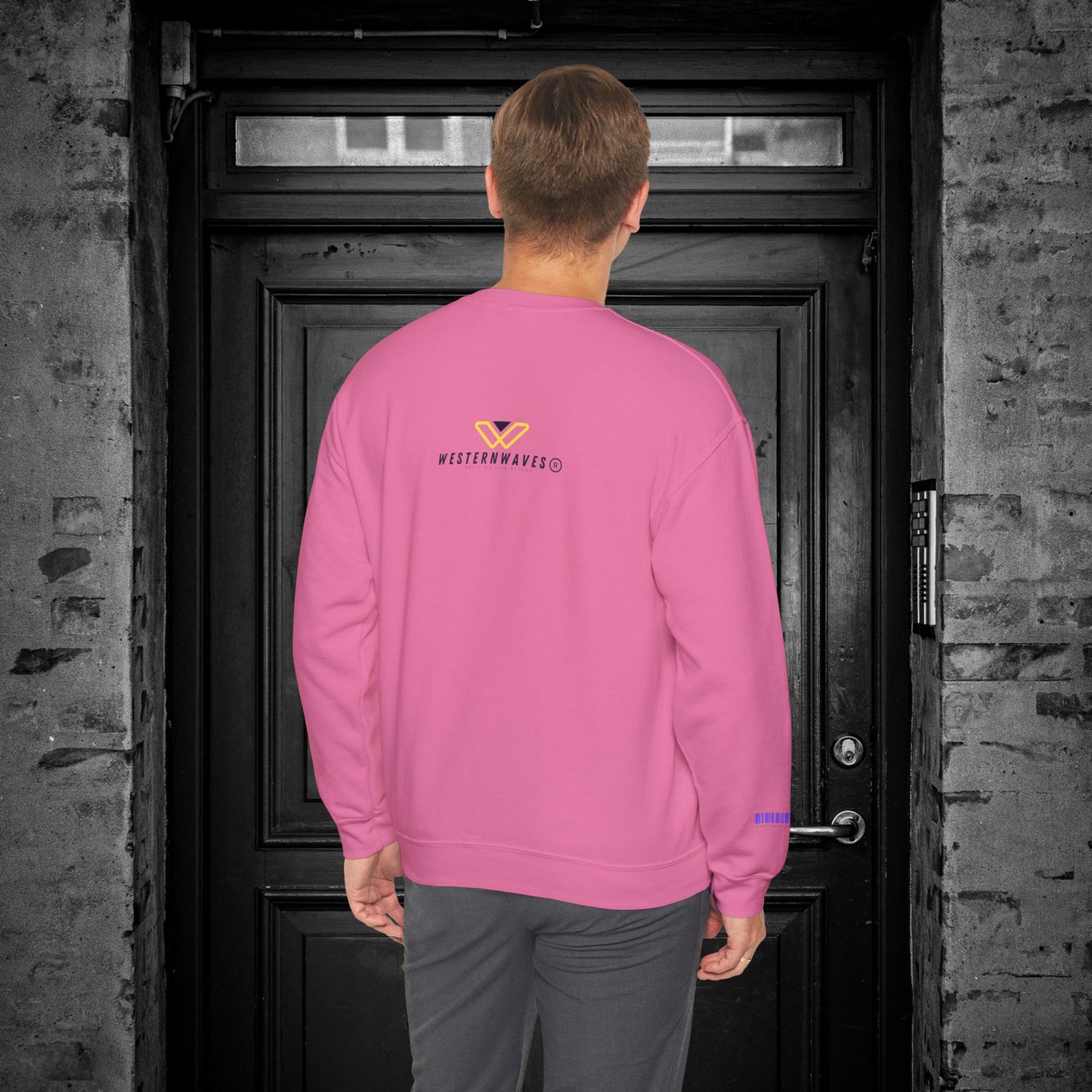 Unisex Heavy Blend™ Crewneck Sweatshirt_ N2+ Series UHBCSS PT2WW027_ Limited Edition Pure Luxury By WesternWaves: