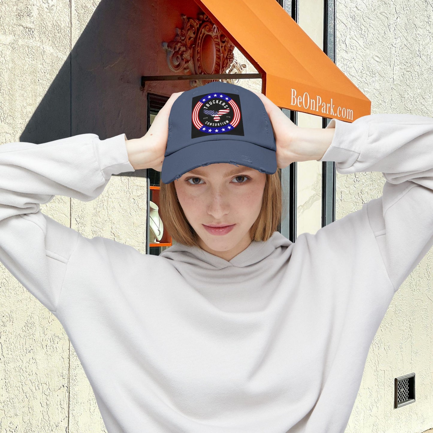Unisex Distressed Cap_ N2 Series USDCAP PT2WW003_ Limited Edition Style & Comfort by WesternWaves: