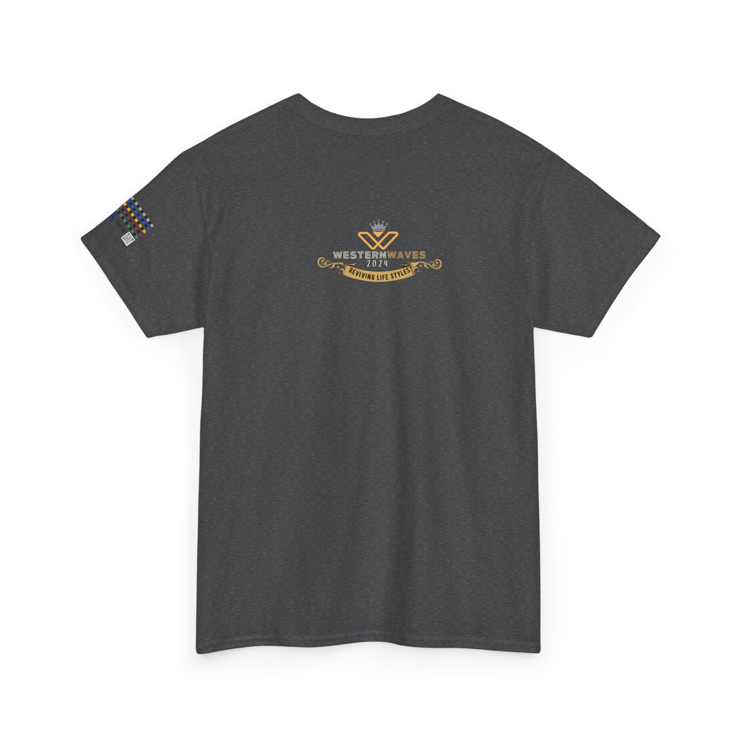 Unisex Heavy Cotton Tee_ Crafted from premium 100% cotton_ N+ Series UHCT PT2WV006_ Limited Edition by WesternWaves: