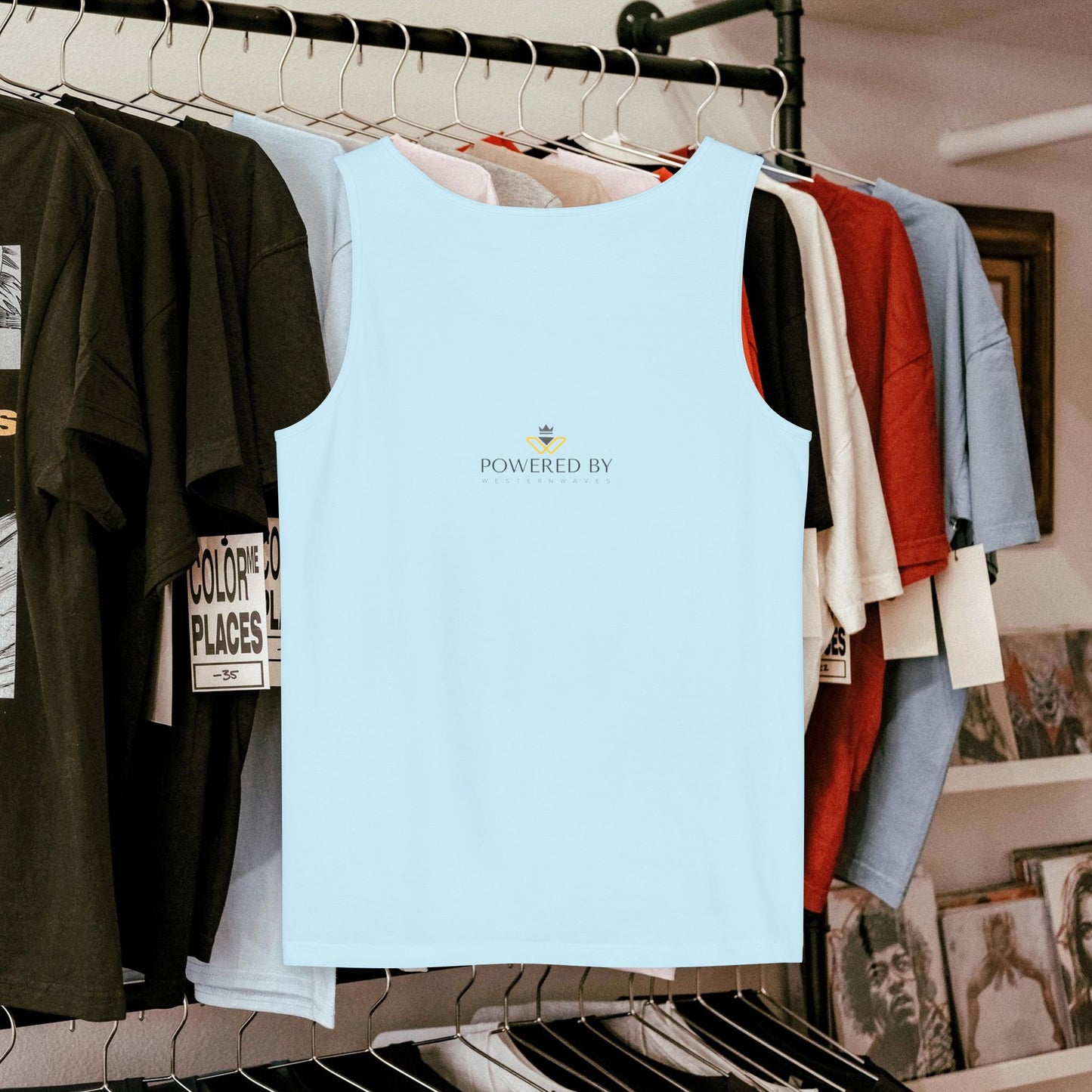 Unisex Garment-Dyed Tank Top_ 27 June 2025_ Limited Edition Summer Sports Apparel by WesternWaves: