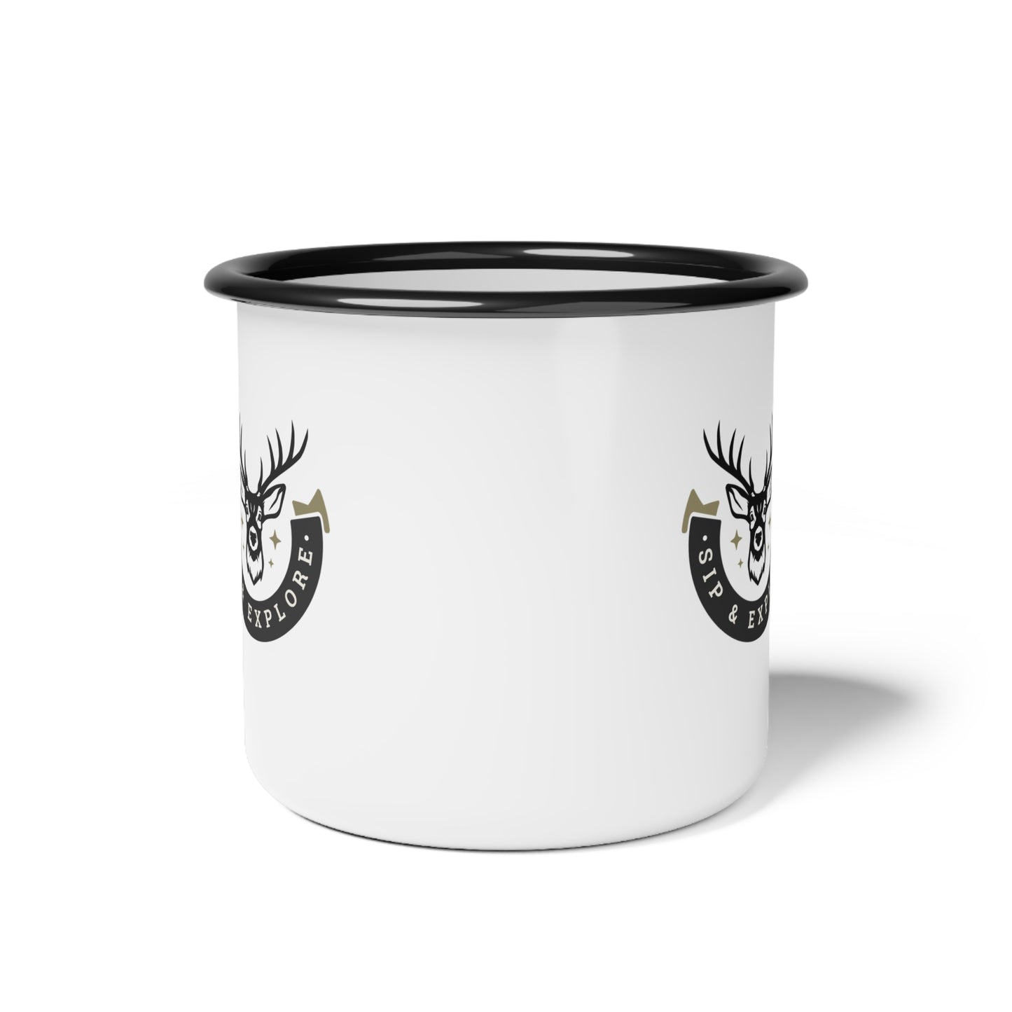 Enamel Camp Cup - N3 Series ECC PT2WW003_ Wilderness Wanderer Limited Edition by WesternWaves