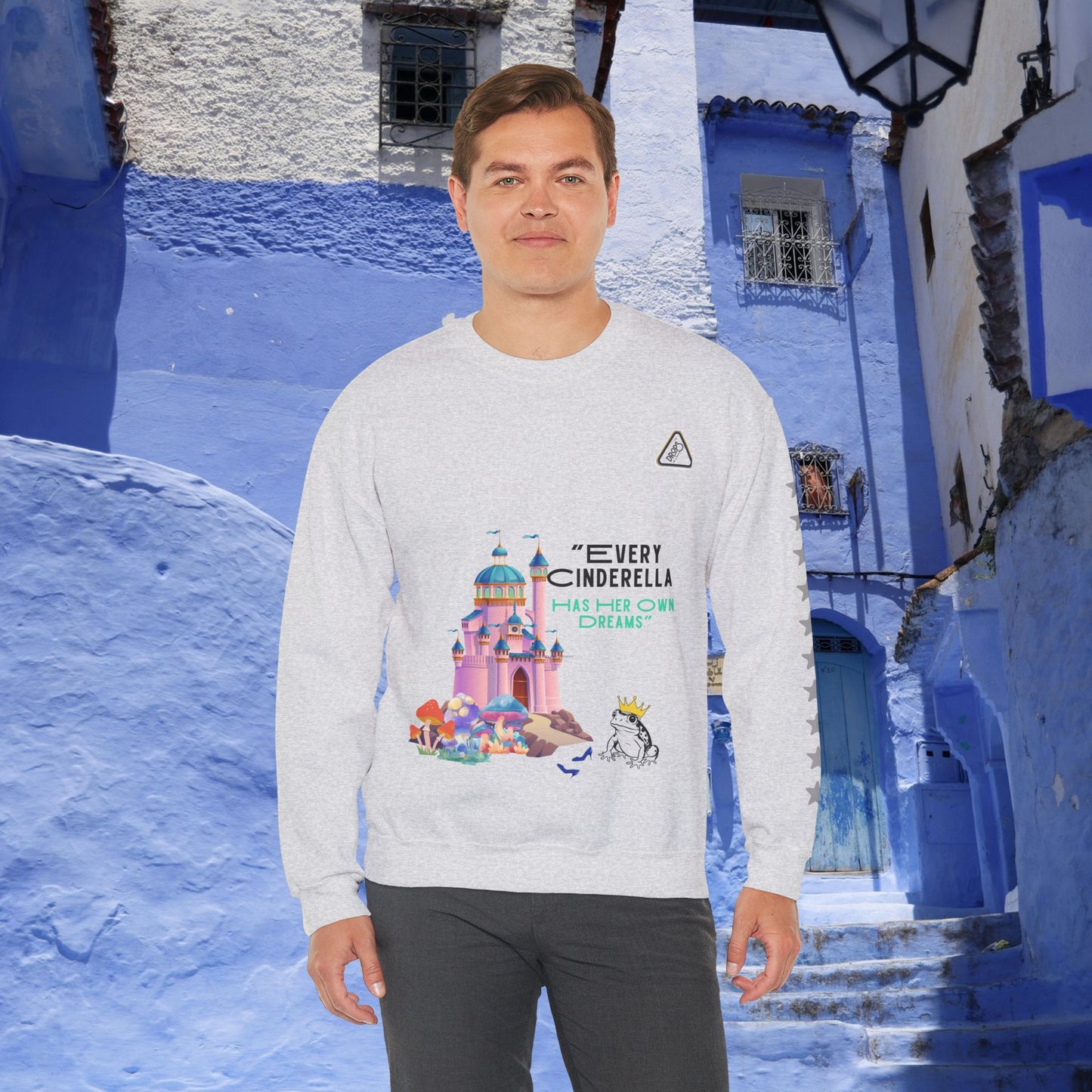 Unisex Heavy Blend™ Crewneck Sweatshirt_ N2 Series UHBCSS PT2WW007_ Limited Edition Pure Luxury By WesternWaves: