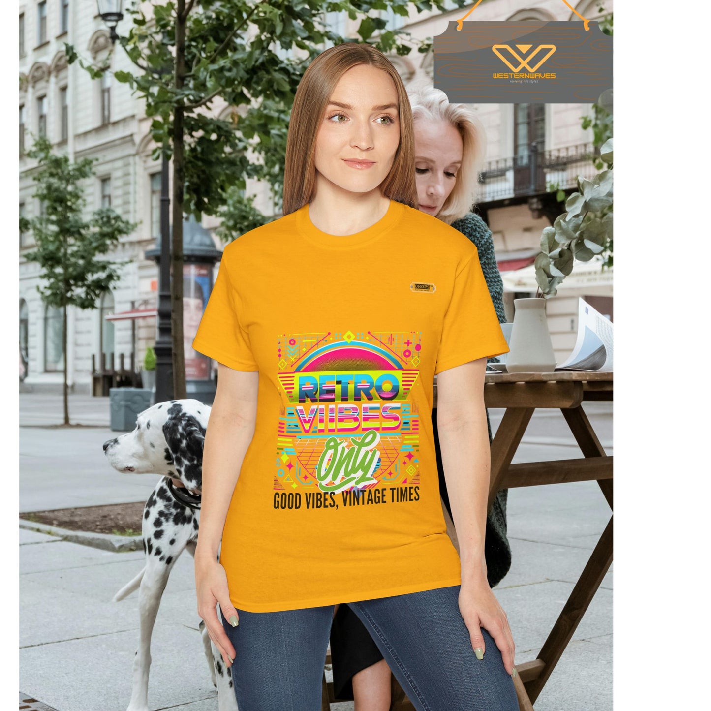 Unisex Ultra Cotton Tee_ 18 June 205_ Limited Edition Casual Wearin Vintage Style by WesternWaves: