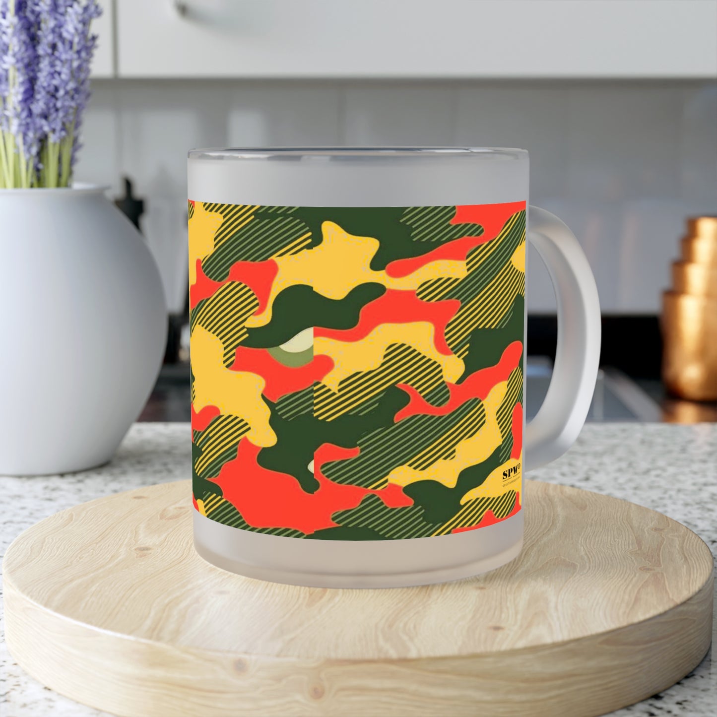 Frosted Glass Mug_ N+ Series FGM PT2WW011_ Limited Edition product by WesternWaves