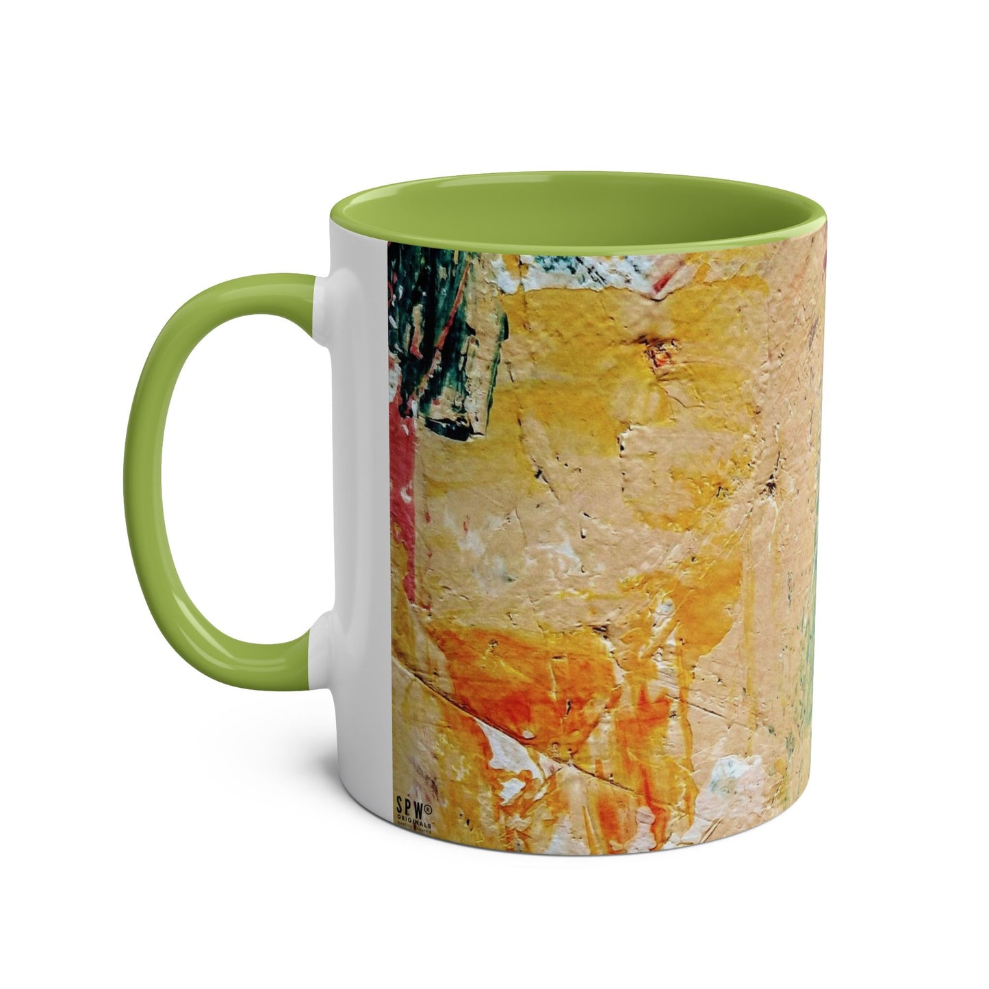 Two-Tone Coffee Mugs, 11oz_ N2+ Series TTCM11OZ PT2WW001_ Limited Edition by SPW of WesternWaves: