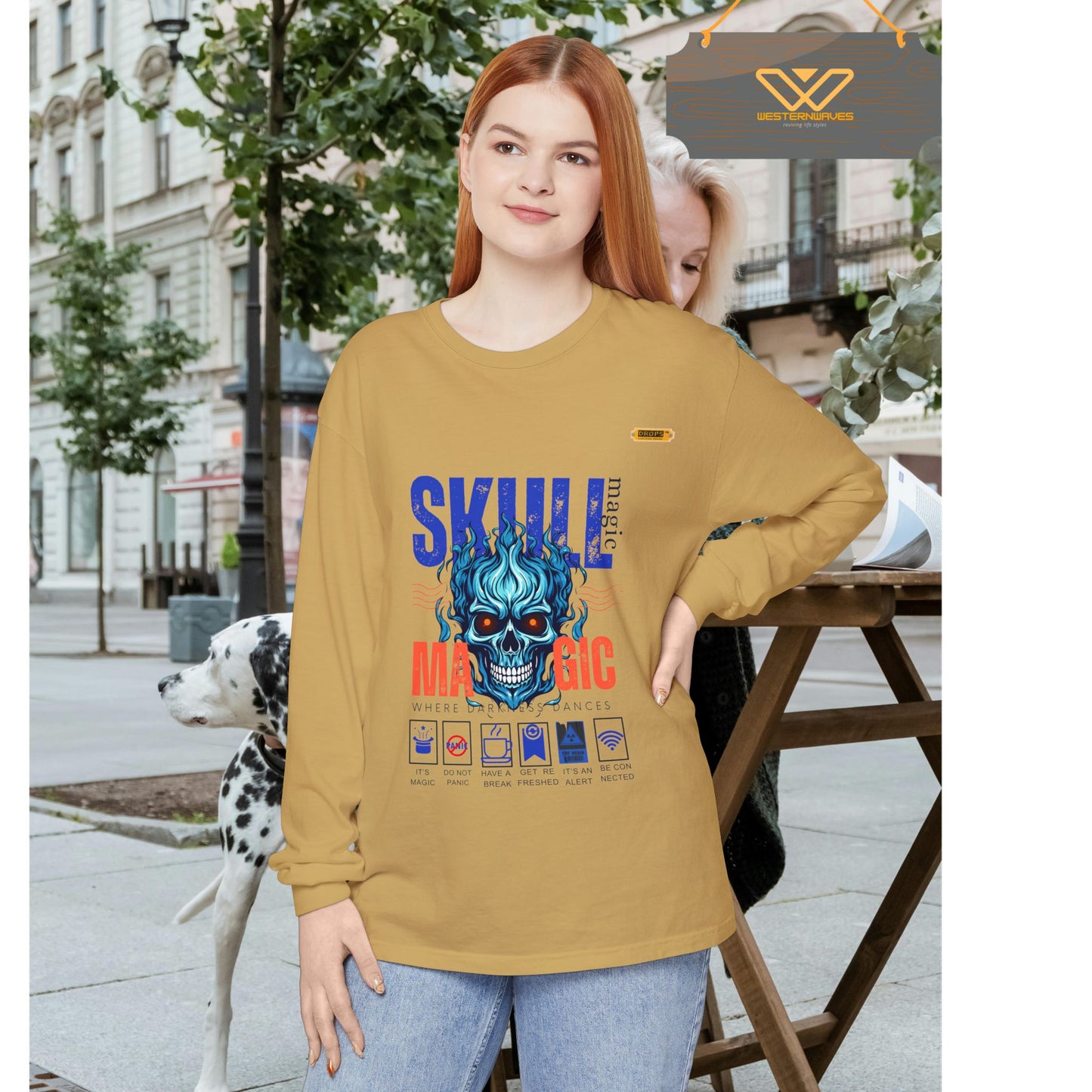 Unisex Long Sleeve T-Shirt_ N7 Series USLSTSHIRT PT2WW002_ Limited Edition Trendy Vibes by WesternWaves: