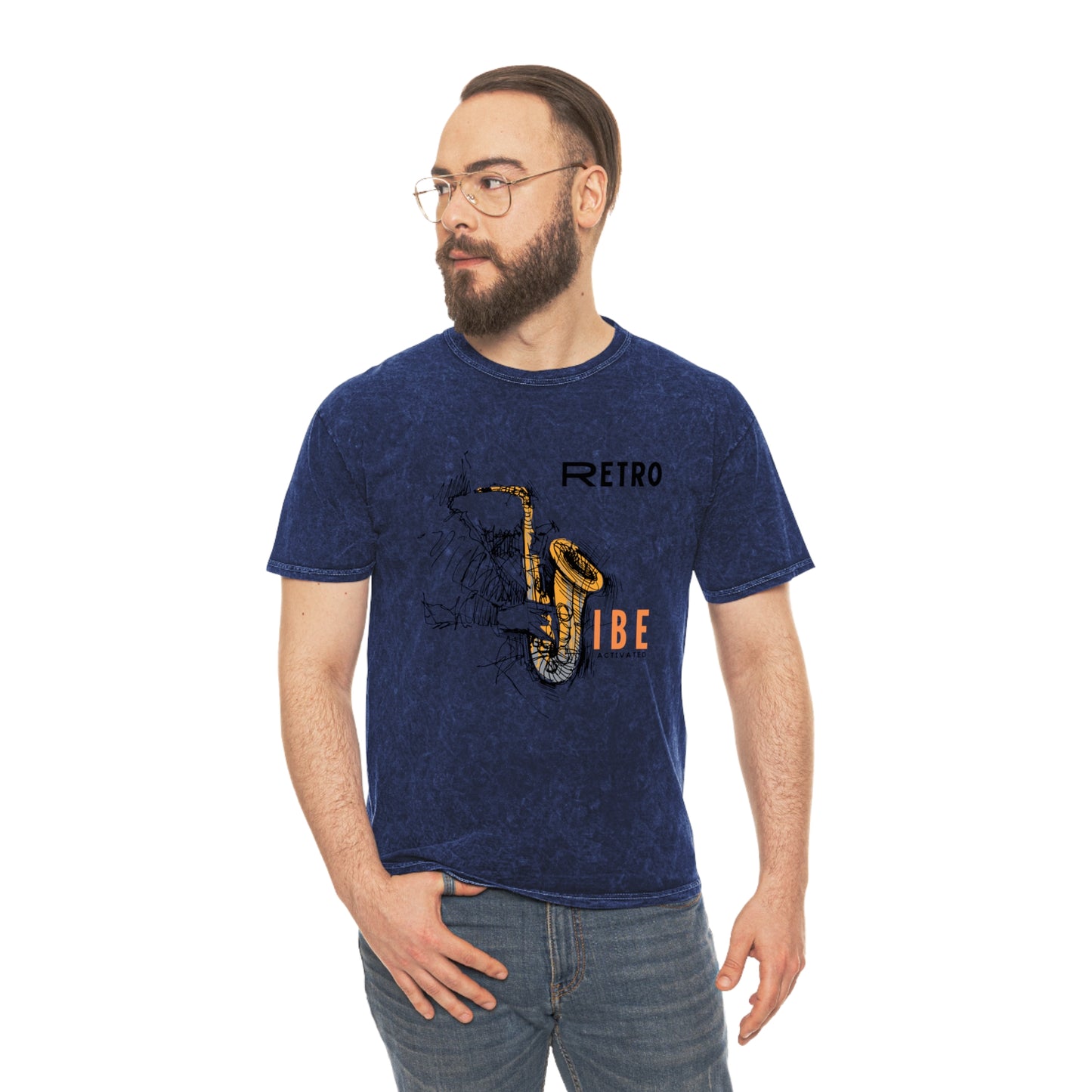 Unisex Mineral Wash T-Shirt_ N+ Series UMWTS PT2WW003_ Limited Edition Retro Revival Experience by WesternWaves: