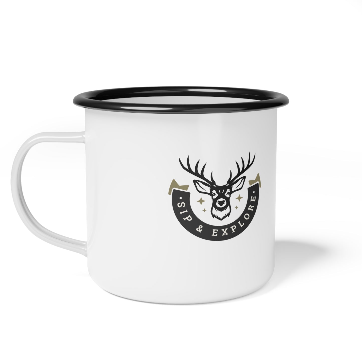 Enamel Camp Cup - N3 Series ECC PT2WW003_ Wilderness Wanderer Limited Edition by WesternWaves