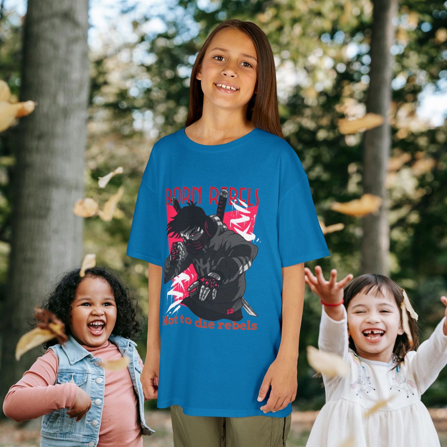 Kids Heavy Cotton™ Tee_ N3+ Series KHCT PT2WW004_ Limited Edition Durable Comfort for Every Adventure by WesternWaves: