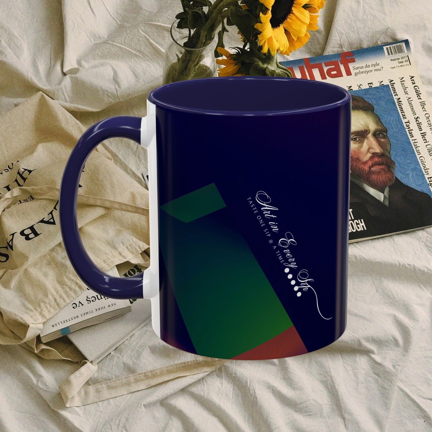 Accent Coffee Mug 11, 15oz_ N3+ Series ACM11OZ PT2WW018_ Limited Edition Perfect Blend of Style by WesternWaves: