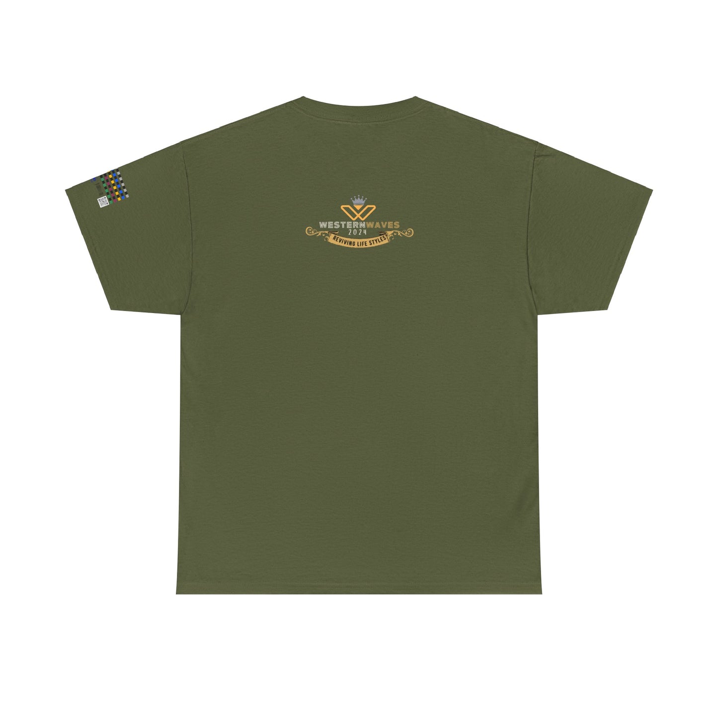 Unisex Heavy Cotton Tee_ Crafted from premium 100% cotton_ N+ Series UHCT PT2WV007_ Limited Edition by WesternWaves: