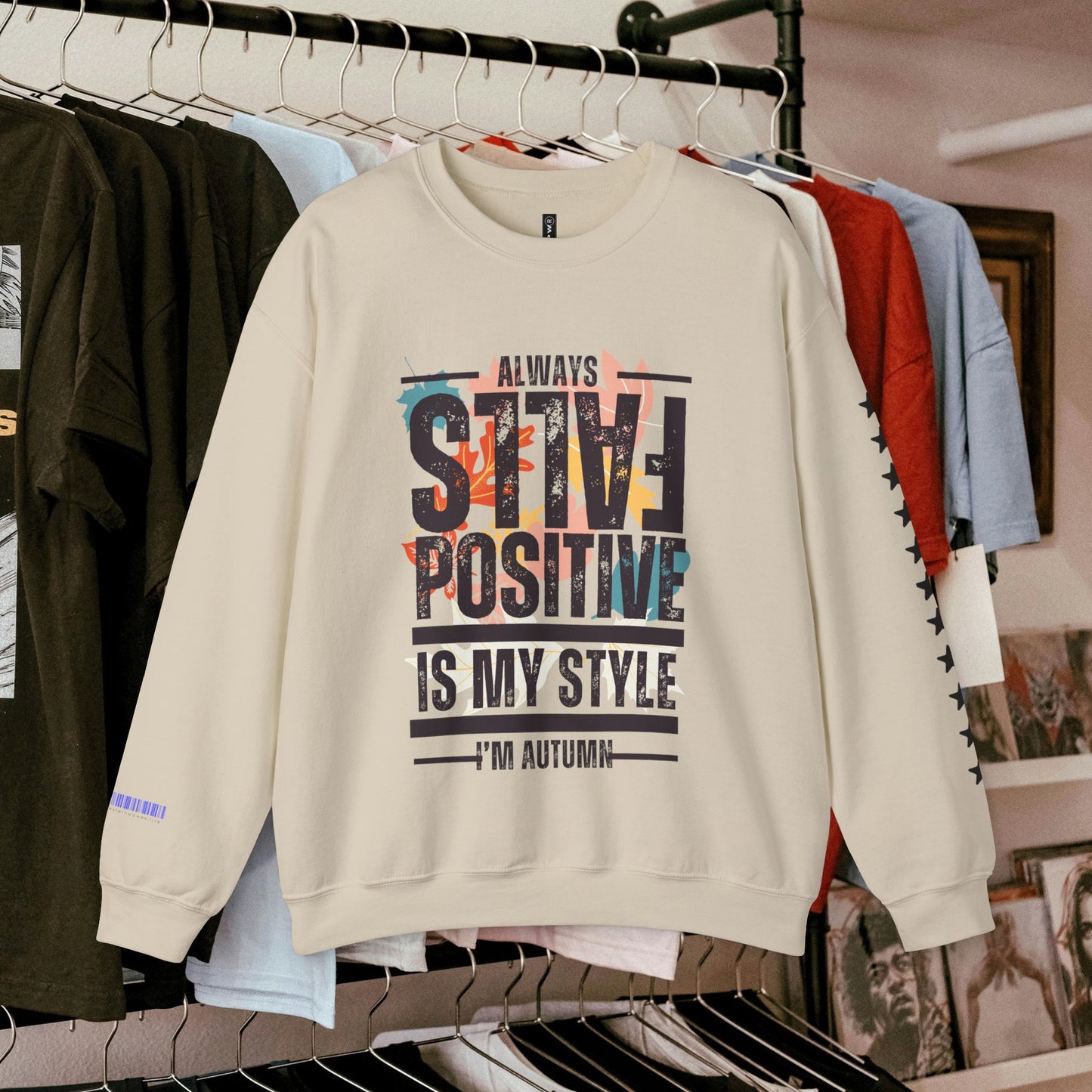 Unisex Heavy Blend™ Crewneck Sweatshirt_ N2+ Series UHBCSS PT2WW027_ Limited Edition Pure Luxury By WesternWaves: